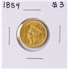 Image 1 : 1854 $3 Indian Princess Head Gold Coin