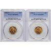 Image 1 : Lot of (2)1952-S Lincoln Wheat Cent Coins PCGS MS66RD