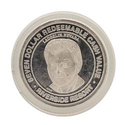 .999 Silver Riverside Resort Casino Laughlin, NV $10 Limited Edition Gaming Toke