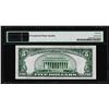 Image 2 : 1934B $5 Silver Certificate Note Fr.1652 PMG Gem Uncirculated 65EPQ