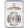 Image 1 : 1886 $1 Morgan Silver Dollar Coin NGC MS63