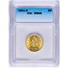 Image 1 : 1901-S $5 Liberty Head Half Eagle Gold Coin ICG MS65