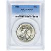 Image 1 : 1941 Walking Liberty Half Dollar Coin PCGS MS65