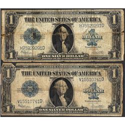 Lot of (2) 1923 $1 Silver Certificate Notes