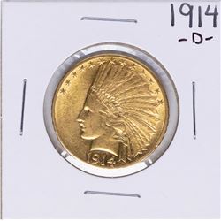 1914-D $10 Indian Head Eagle Gold Coin