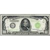 Image 1 : 1934 $1,000 Federal Reserve Note Chicago Light Green Seal