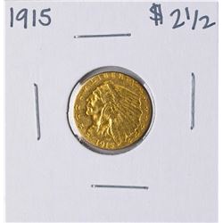 1915 $2 1/2 Indian Head Quarter Eagle Gold Coin