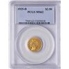 Image 1 : 1925-D $2 1/2 Indian Head Quarter Eagle Gold Coin PCGS MS62