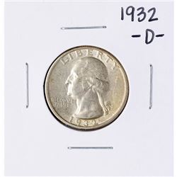 1932-D Washington Quarter Coin