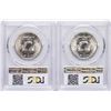 Image 2 : Lot of (2) 1954-S Franklin Half Dollar Coins PCGS MS64