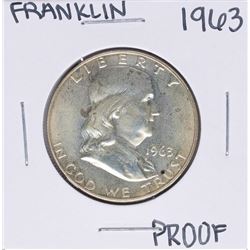 1963 Proof Franklin Half Dollar Coin
