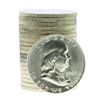 Image 1 : Roll of (20) Brilliant Uncirculated 1963-D Franklin Half Dollar Coins