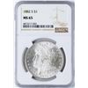Image 1 : 1882-S $1 Morgan Silver Dollar Coin NGC MS65
