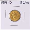 Image 1 : 1914-D $2 1/2 Indian Head Quarter Eagle Gold Coin