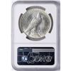 Image 2 : 1923 $1 Peace Silver Dollar Coin NGC MS63