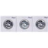 Image 1 : Lot of (3) 1960 Proof Franklin Half Dollar Coins