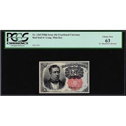 1874 Fifth Issue Ten Cent Fractional Currency Note PCGS Choice New 63PPQ