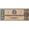 Image 1 : 1864 $2 Confederate States of America Note