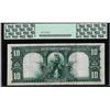 Image 2 : 1901 $10 Bison Legal Tender Note Fr.115 PCGS Very Fine 25