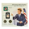 Image 3 : Group of (3) Kennedy Half Dollar Coin & Stamp Commemorative Sets