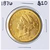 Image 1 : 1876 $20 Liberty Head Double Eagle Gold Coin