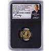 Image 1 : 1792-2017 Half Disme 1/10 oz. Gold Medal NGC PF70 W/Edmund C. Moy Signature
