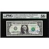 Image 1 : 1981A $1 Federal Reserve Note Dual Courtesy Autographs PMG Choice About Unc. 58E