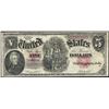 Image 1 : 1907 $5 Woodchopper Legal Tender Note