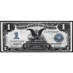 1899 $1 Black Eagle Silver Certificate Note
