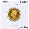 Image 1 : 1882 Italy 20 Lira Gold Coin
