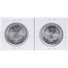 Image 2 : Lot of (2) 1989 $1 American Silver Eagle Coins