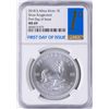 Image 1 : 2018 South Africa Krugerrand Silver Coin NGC MS69 First Day of Issue
