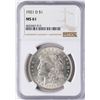 Image 1 : 1921-D $1 Morgan Silver Dollar Coin NGC MS61