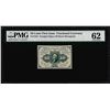Image 1 : July 17, 1862 10 Cents First Issue Fractional Currency Note PMG Uncirculated 62