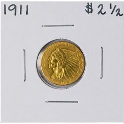 1911 $2 1/2 Indian Head Quarter Eagle Gold Coin