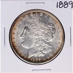 1889 $1 Morgan Silver Dollar Coin Amazing Toning