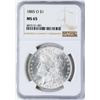 Image 1 : 1885-O $1 Morgan Silver Dollar Coin NGC MS65