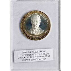 1967 Limited Edition Sterling Silver Proof Presidential Medal