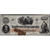 Image 1 : 1862 $100 Confederate States of America Note