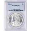 Image 1 : 1884-O $1 Morgan Silver Dollar Coin PCGS MS64