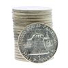 Image 2 : Roll of (20) Brilliant Uncirculated 1963 Franklin Half Dollar Coins
