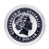 Image 2 : 2002 Australia $1 Lunar Series Year of the Horse Silver Coin