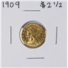 Image 1 : 1909 $2 1/2 Indian Head Quarter Eagle Gold Coin