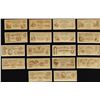 Image 1 : Set of (18) 1866 Naramore Counterfeit Detector Cards
