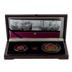 2007 Bermuda Shipwreck Gold & Silver Coin Collection with Box & COA