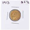 Image 1 : 1913 $2 1/2 Indian Head Quarter Eagle Gold Coin