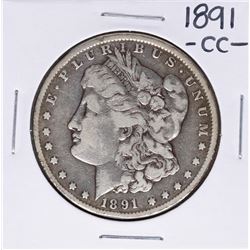 1891-CC $1 Morgan Silver Dollar Coin