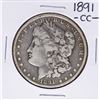 Image 1 : 1891-CC $1 Morgan Silver Dollar Coin
