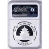 Image 2 : 2018 China Panda Silver Coin NGC MS70 Early Releases White Core