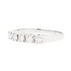 Image 2 : 14KT White Gold 0.35 ctw Diamond Ring